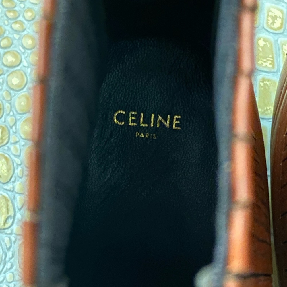 Celine Men’s Janco Calfskin Chelsea Boots, EU Size 40 - Picture 14 of 16